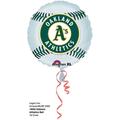 Anagram 18 in. Oakland Athletics Foil Flat Balloon, 5PK 44333